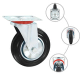 Swivel Casters 4 pcs 160 mm 143459