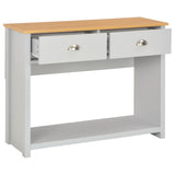 Console Table Grey 97x35x76 cm 283741