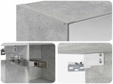 Bathroom Mirror Cabinet Concrete Grey 50 x 14.5 x 70 cm 889202