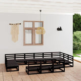 13 Piece Garden Lounge Set Solid Pinewood 3076193
