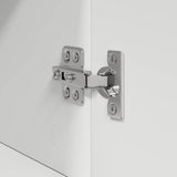 Bathroom Cabinet Set with Drawer TULUM White 37 x 31.5 x 82 cm 880341