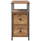 Bedside Cabinet Old wood 30 x 60 x 60 cm Engineered wood 871271