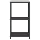 Kitchen Storage HATTEM Black 40 x 50 x 92 cm Steel 874968