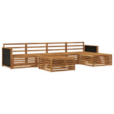 Outdoor Sofa Set 6 pcs Natural 79 x 79 x 37 cm 3383252