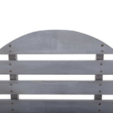 Adirondack Chair Solid Acacia Wood Grey 46322