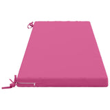 2-Piece Bench Cushions SOEST 2 pcs 100% Polyester Pink 949477