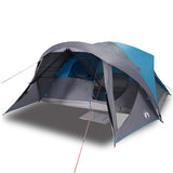 Family Tent Cabin 6-Person Blue Waterproof 94638