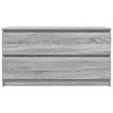 TV Cabinet Grey Sonoma 100x35x54 cm Engineered Wood 861810