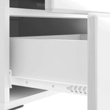 Bedside Cabinet 2 pcs High Gloss White 43 x 34.5 x 47.5 cm 895454