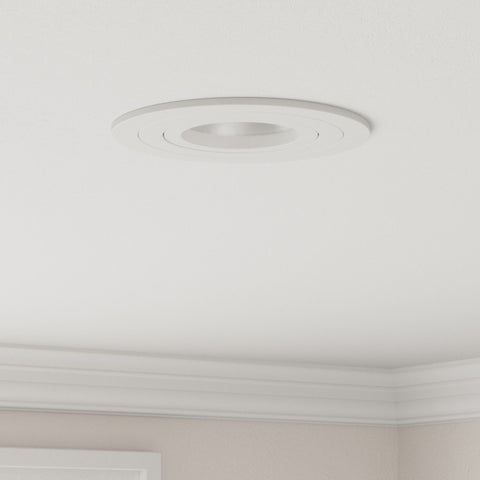 ZNTS Recessed Spotlights 12 pcs Round GU10 White Ø91 mm 4108141
