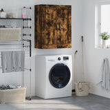 Wall Mounted Cabinet Smoked Oak 69.5x34x90 cm Engineered Wood 830409
