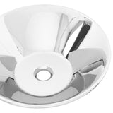 Wash Basin 42x14 cm Ceramic Silver 143493