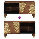 Coffee Table Honey Brown 80 x 50 x 40 cm Solid Mango Wood 4018740