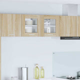 Hanging Cabinet with Storage 2 pcs Sonoma Oak 40 x 31 x 40 cm 884199