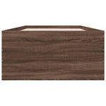 Bed Frame without Mattress Brown Oak 100x200 cm 3280964
