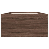 Bed Frame without Mattress Brown Oak 100x200 cm 3280964