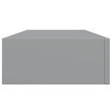 Wall-mounted Drawer Shelf Grey 60x23.5x10cm MDF 330259