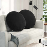 Seat Cushions 2 pcs Black 80 x 29 cm Velvet 42014254