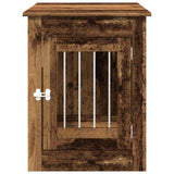 Dog Crate Furniture Old Wood 55x80x68 cm Engineered Wood 857642