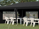 3 x 6m Pop-Up Gazebo, with Removable Walls - Black T3398P323800