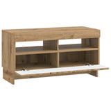 LED TV Cabinet Artisan Oak Engineered Wood 896124