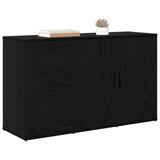 Sideboard Black Oak 100 x 33 x 59.5 cm Engineered Wood 881140