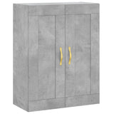 Highboard Concrete Grey 69.5x34x180 cm Engineered Wood 3199925