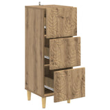 Drawer Cabinet Artisan Oak 33 x 34.5 x 90 cm Engineered Wood 895084