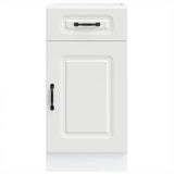 Kitchen Base Cabinet Kalmar White Engineered Wood 853467