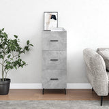 Sideboard Concrete Grey 34.5x34x90 cm Engineered Wood 828624