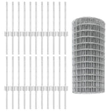 Fence and Post Silver 0.4 x 50 m Steel 3336206