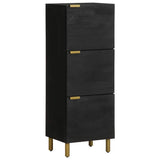 Highboard Black 40x33x110 cm Engineered Wood 4017677
