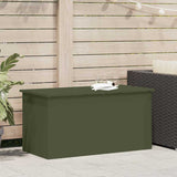 Garden Storage Cushion Box Steel 100 x 50.5 x 50 cm 220 874563