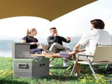 40L Portable Car Refrigerator - Light Green and Grey T3398P349484