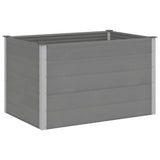 Garden Raised Bed WPC 150x100x91 cm Grey 43610