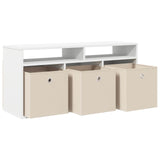 Lowboard with Drawer White 102 x 32 x 48.5 cm 8000588