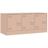 TV Cabinet Pink 99x39x44 cm Steel 841644
