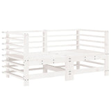 Garden Corner Sofas 2 pcs White Solid Wood Pine 825633