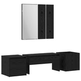 Hallway Furniture Set Wall-mounted 6 pcs Engineered Wood 3332547