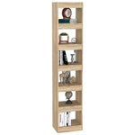 Book Cabinet/Room Divider Sonoma Oak 40x30x198 cm 811640