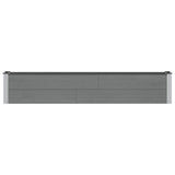Garden Raised Bed Grey 200 x 30 x 36 cm 42039022