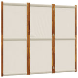 3-Panel Room Divider Light Grey 210x180 cm 4003355