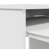 Desk White 86x49x76 cm Engineered Wood 861823