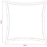 Cushion Cover 12 pcs HOUTEN Cream 45 x 45 cm Boucl 918666