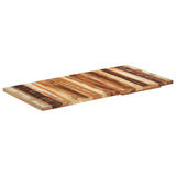 Rectangular Table Top 60x120 cm 25-27 mm Solid Reclaimed Wood 286057