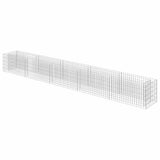 143565 Gabion Raised Bed Galvanised Steel 450x50x50 cm