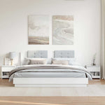 Bedside Cabinets 2 pcs High Gloss White 40x30x39 cm Engineered Wood 803456