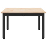 Coffee Table Natural 60 x 60 x 36 cm Solid Pine Wood 892759