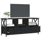 TV Cabinet Black 102x33x45 cm Engineered Wood&Iron 831788