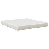 Bed Mattress with Mattress Cream 180 x 200 cm Fabric 42008303